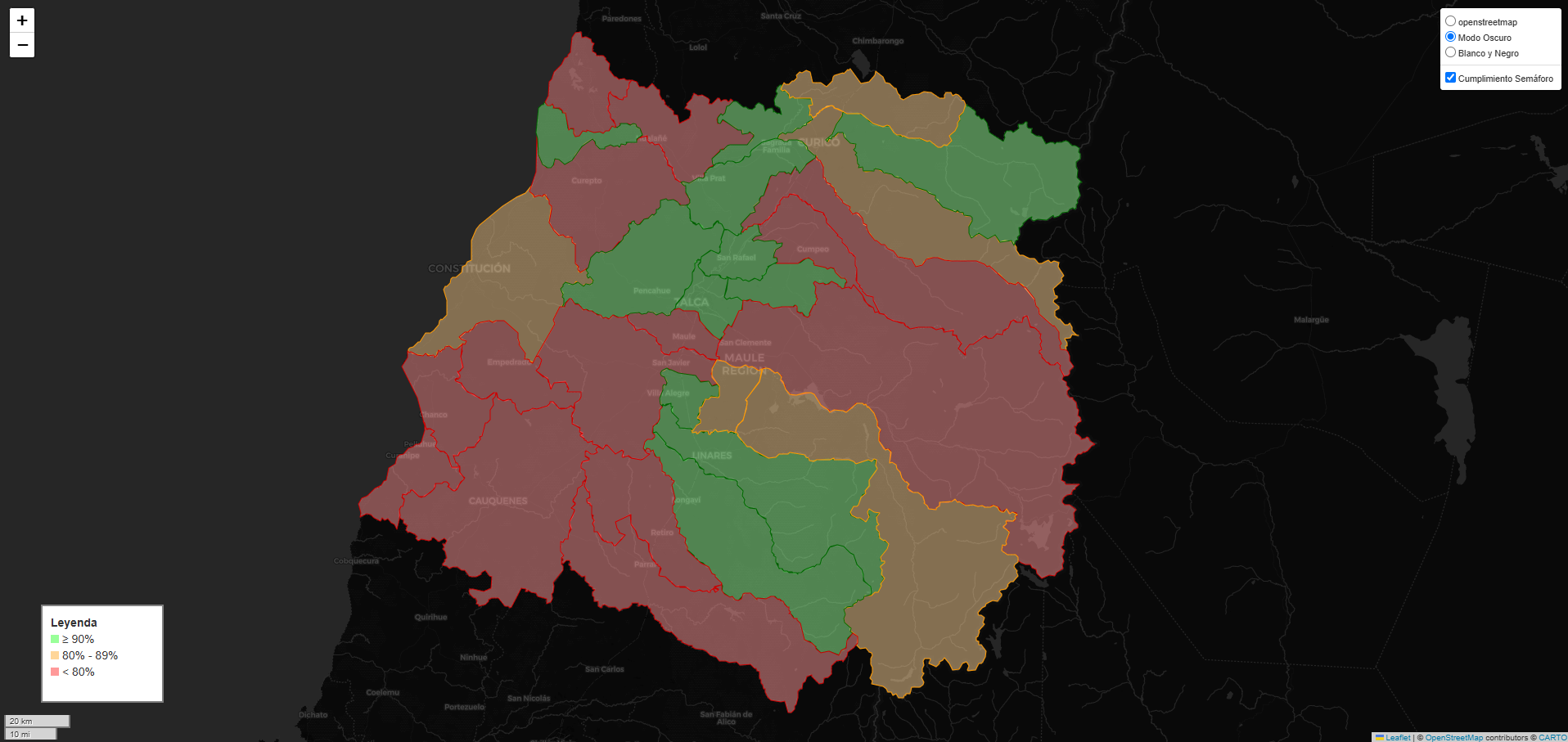 Mapa Coroplético Interactivo